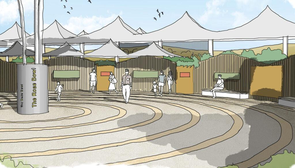 Ageas Bowl sketch landscape concept Cover