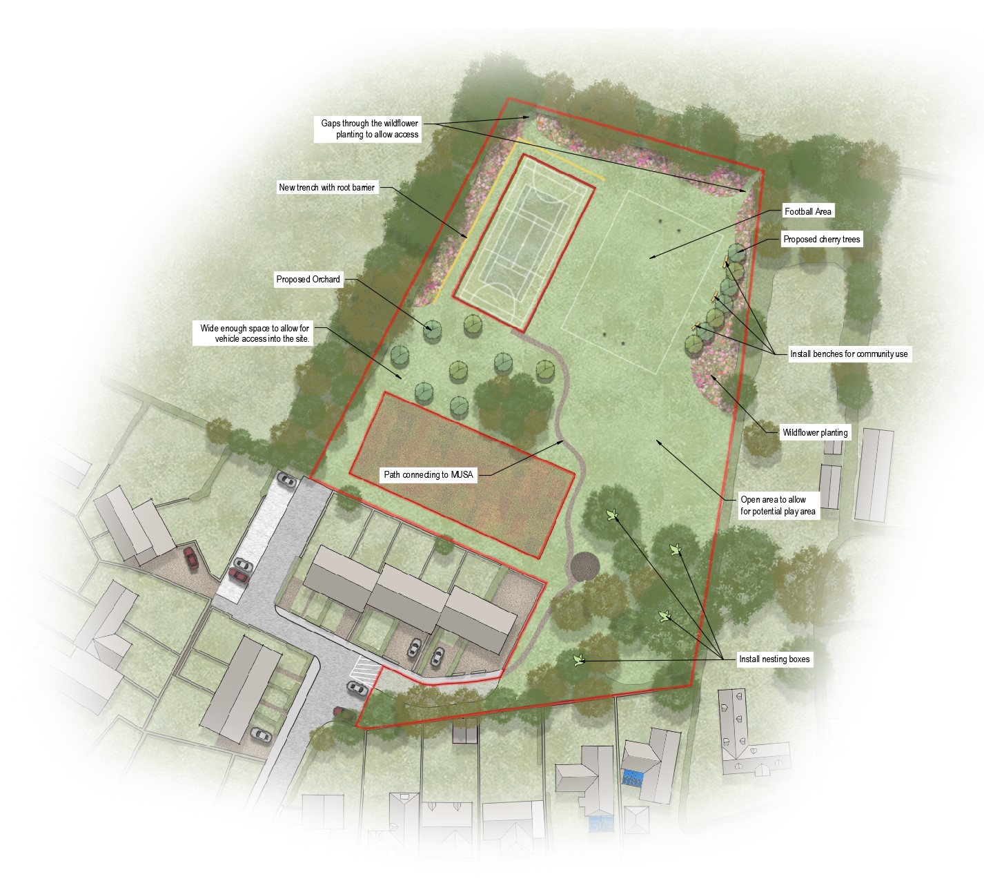 orchard close design plan