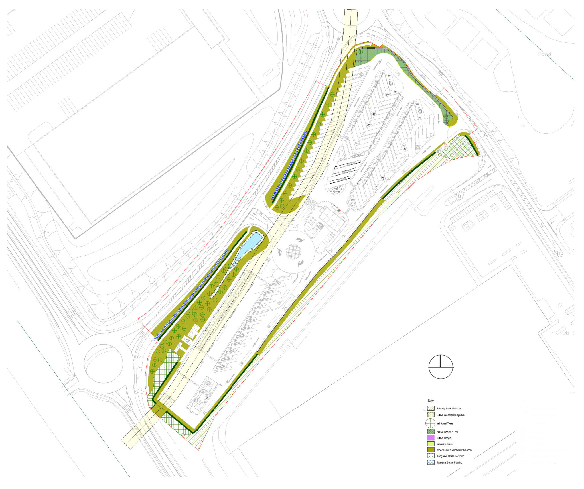 lutterworth soft landscape plan