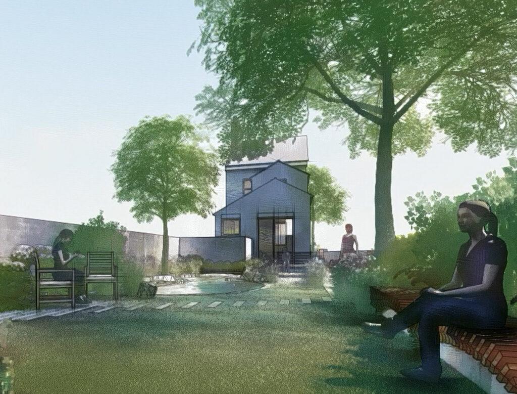 woolwich road 3d colour render