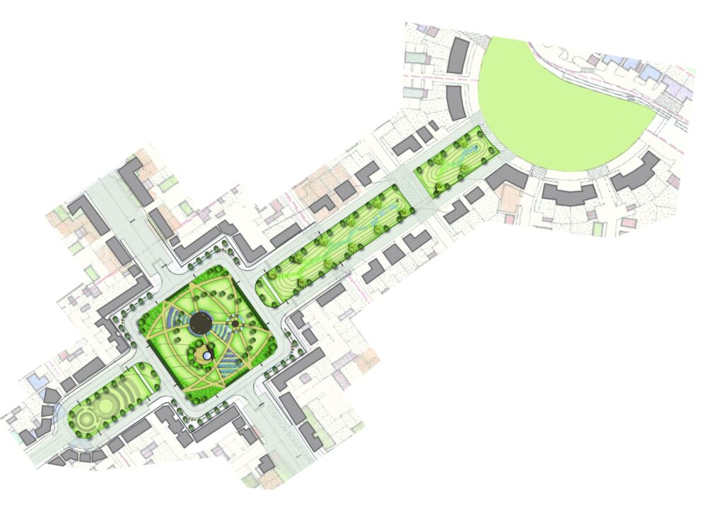 tompian and newsam landscape PLAN