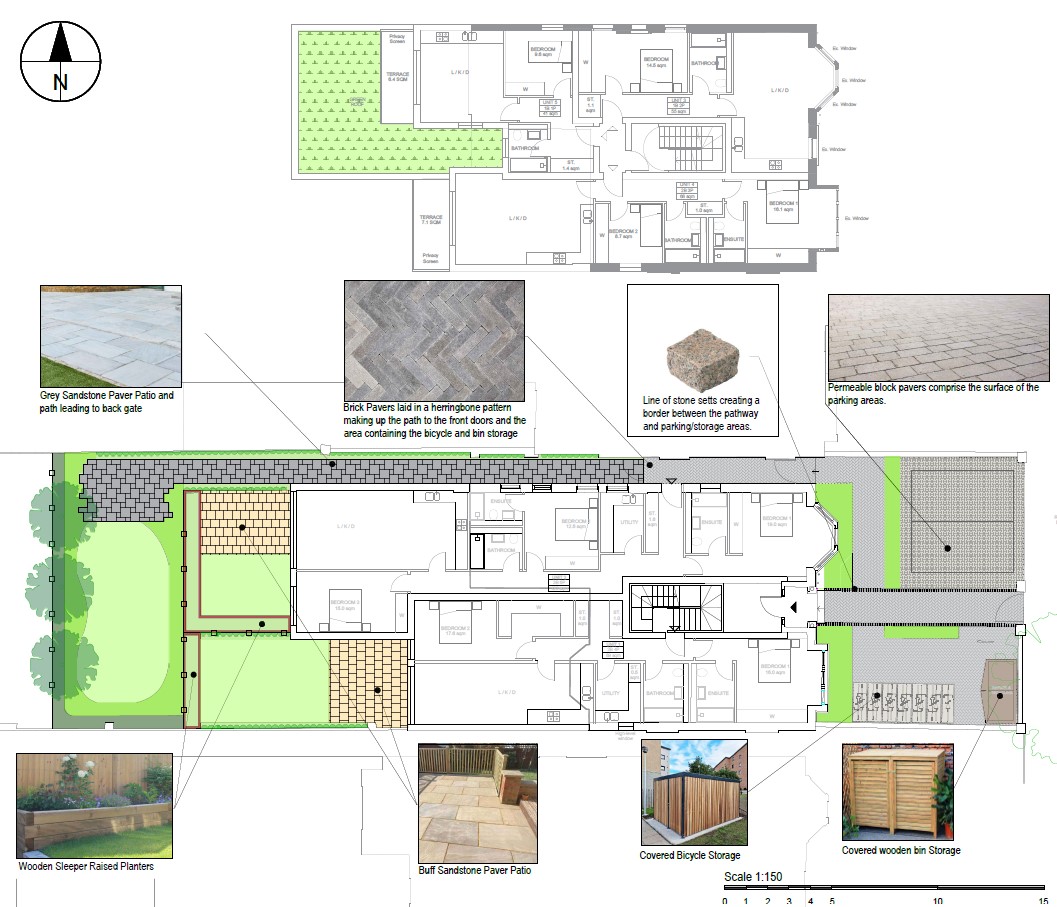gordon road hard landscape plan